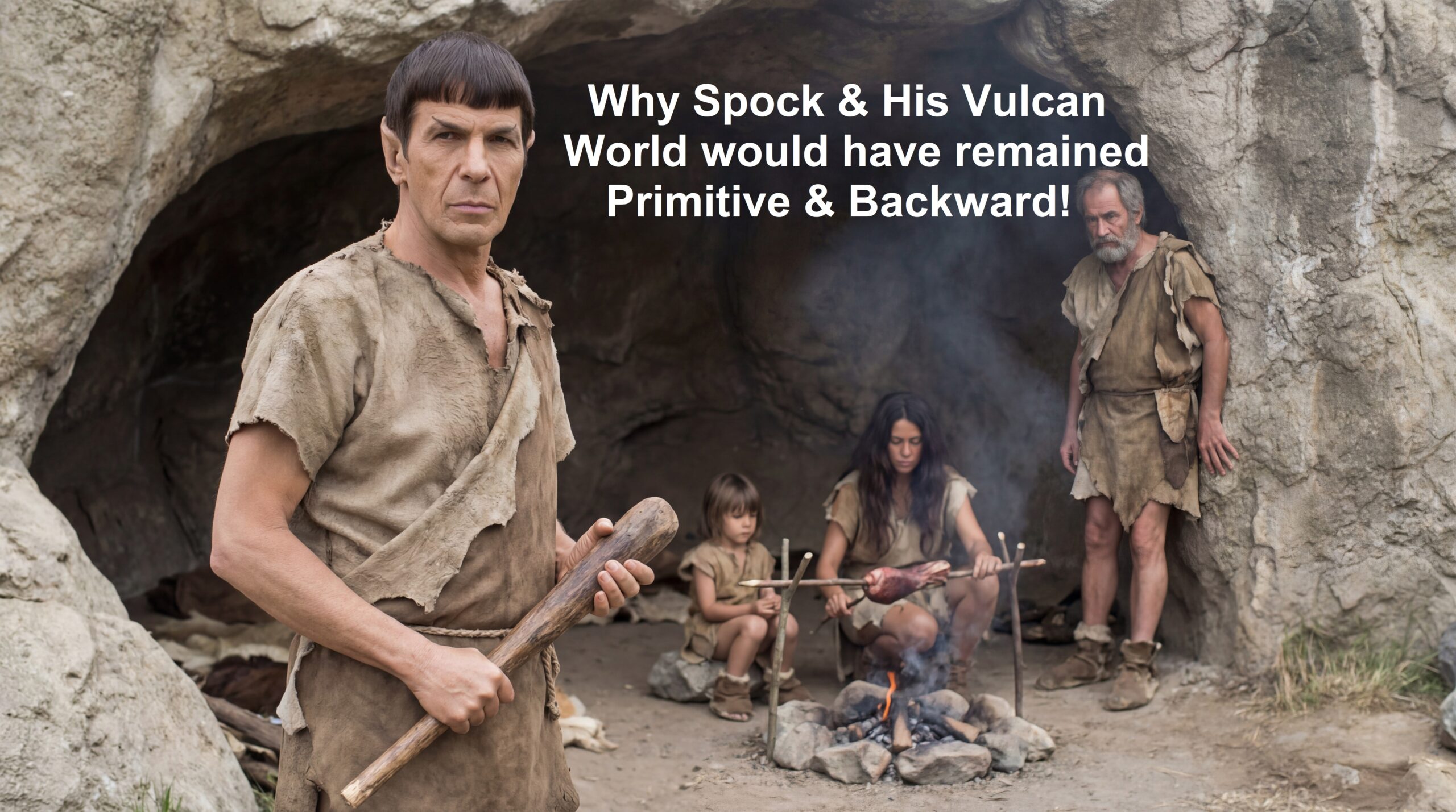 Spock’s Vulcan World would remain Primitive, backward!
